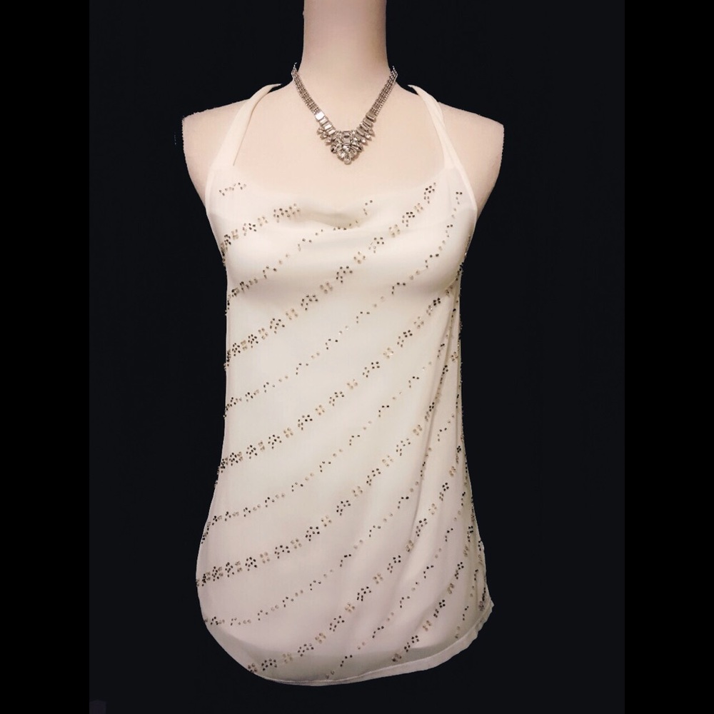 Express Confetti Bead Tank NWT